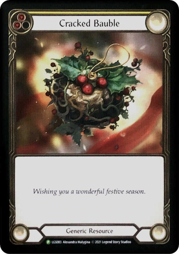 Cracked Bauble (2021 Holiday Promo) (0) [PR] - Flesh and Blood TCG Single