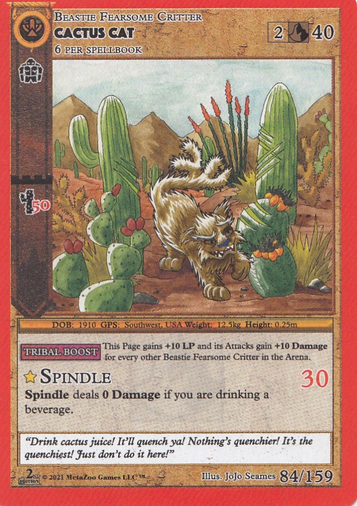 Cactus Cat (84) (CN2E) - MetaZoo Single