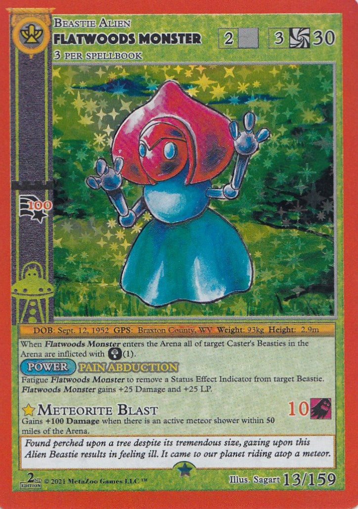 Flatwoods Monster (13) (CN2E) - MetaZoo Single