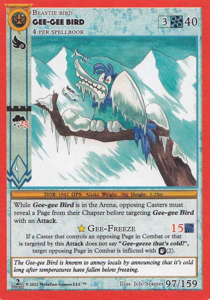 Gee-Gee Bird (97) (CN2E) - MetaZoo Single