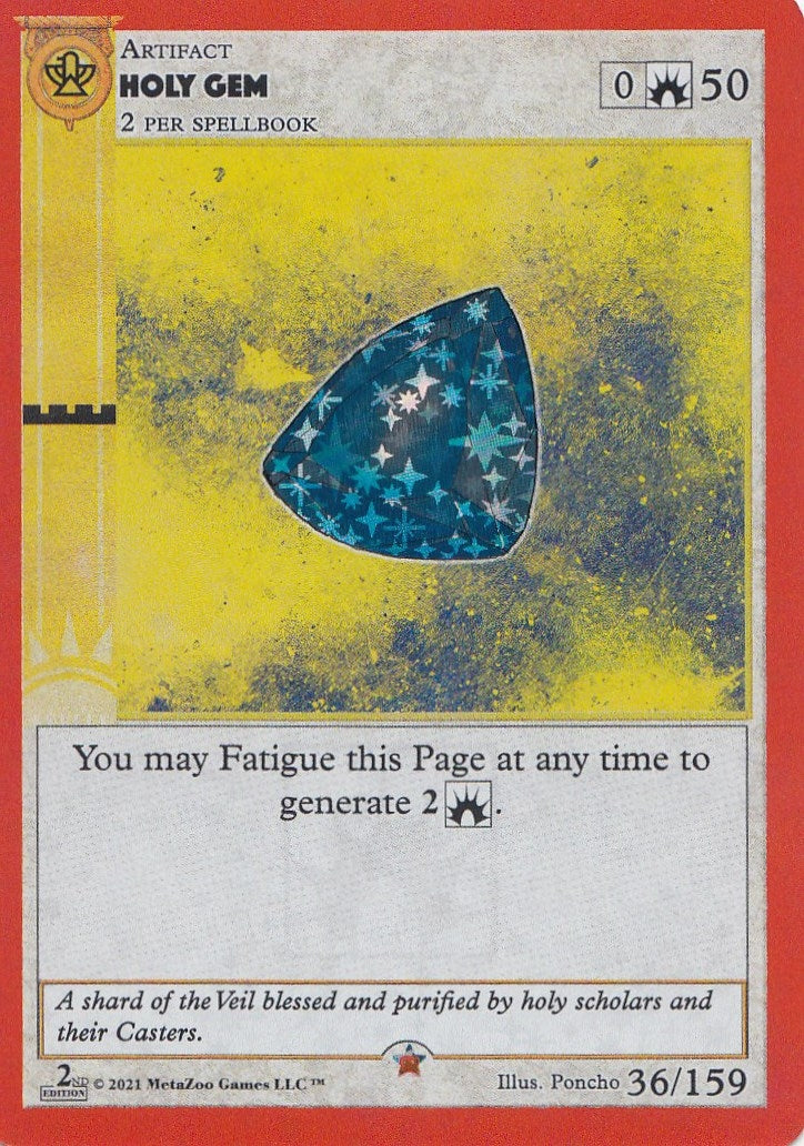 Holy Gem (36) (CN2E) - MetaZoo Single