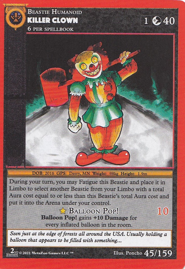 Killer Clown (45) (CN2E) - MetaZoo Single