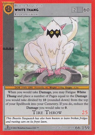 White Thang (66) (CN2E) - MetaZoo Single