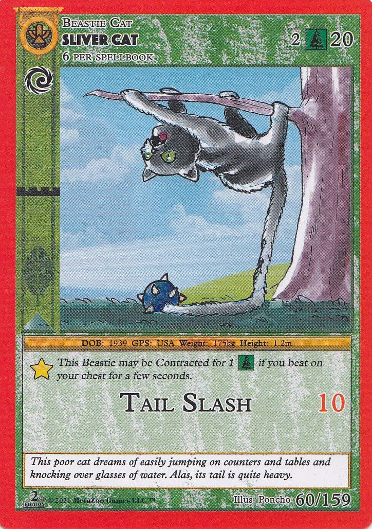 Sliver Cat (60) (CN2E) - MetaZoo Single