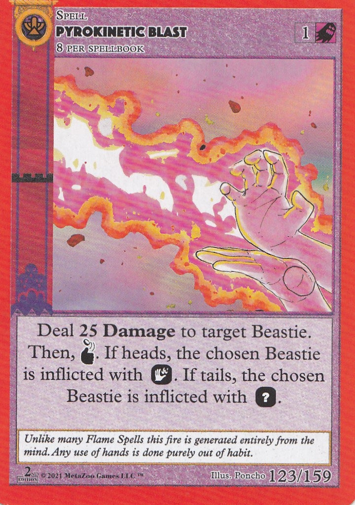 Pyrokinetic Blast (123) (CN2E) - MetaZoo Single
