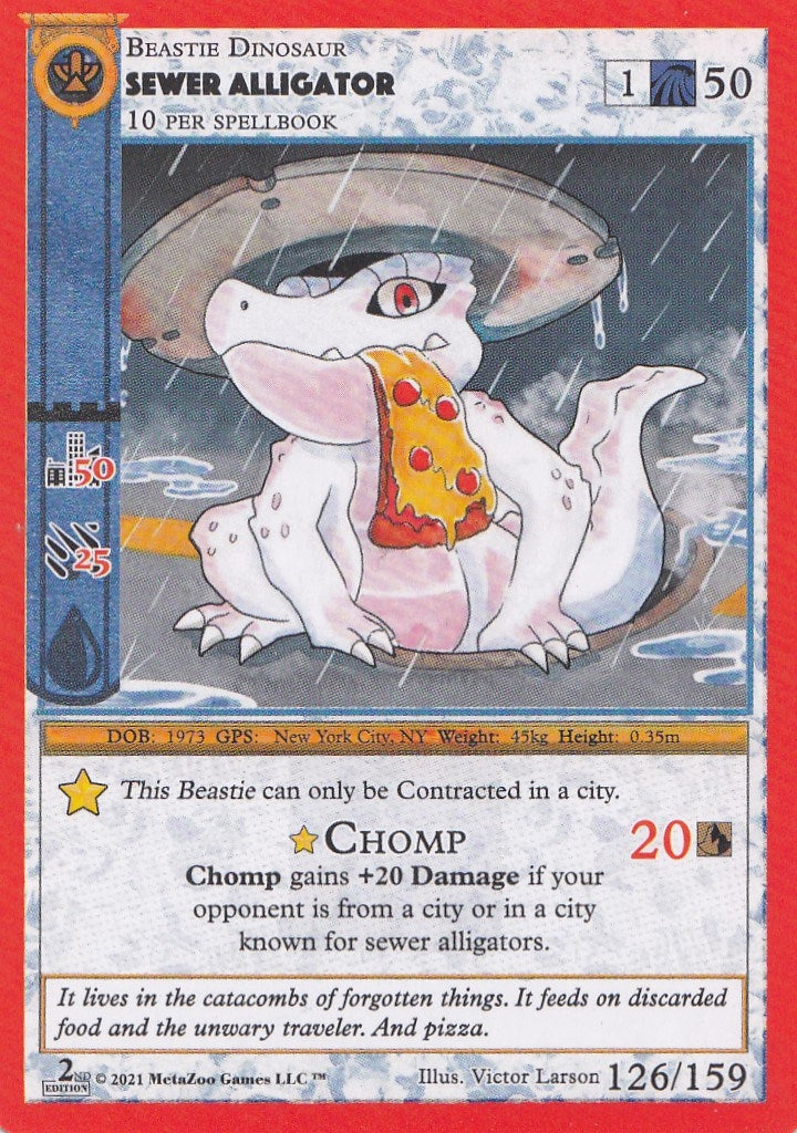 Sewer Alligator (126) (CN2E) - MetaZoo Single
