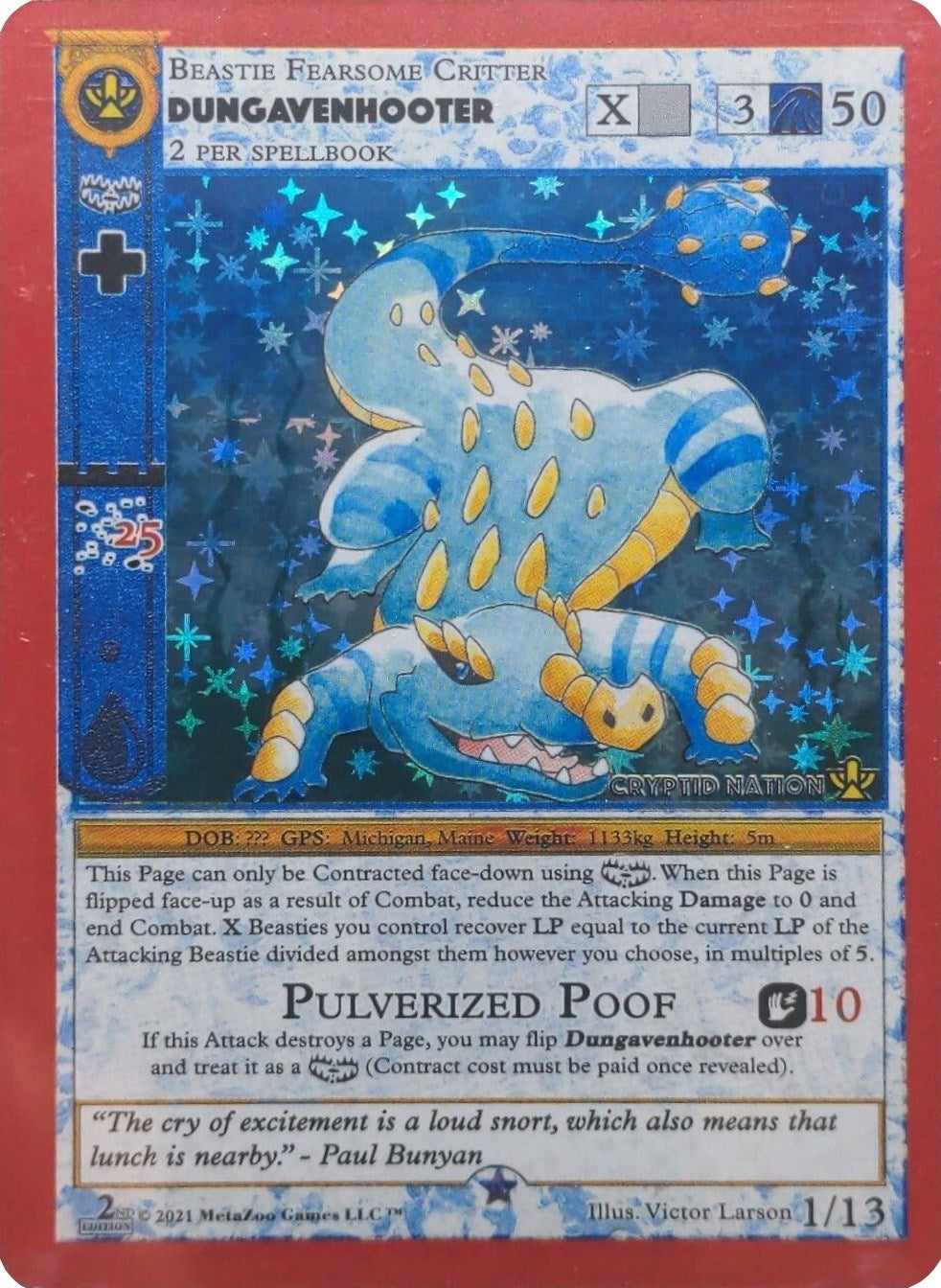 Dungavenhooter (1) (CN2E-RE) - MetaZoo Single
