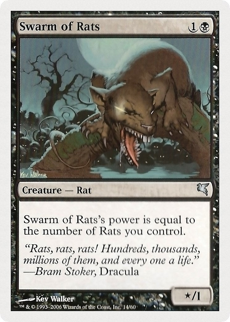 Swarm of Rats (14) (14) [PSAL] - MTG Single