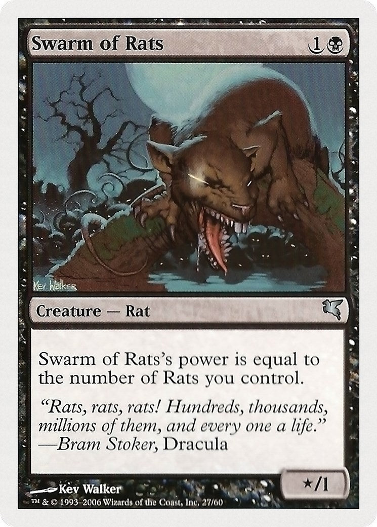 Swarm of Rats (27) (27) [PSAL] - MTG Single