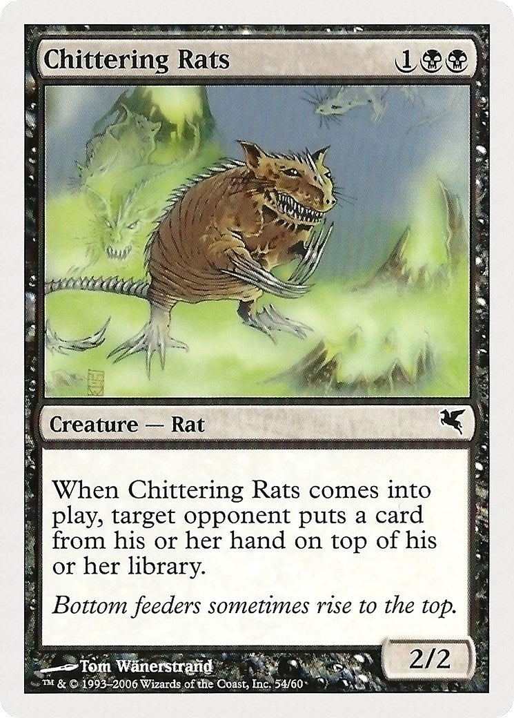 Chittering Rats (54) (54) [PSAL] - MTG Single