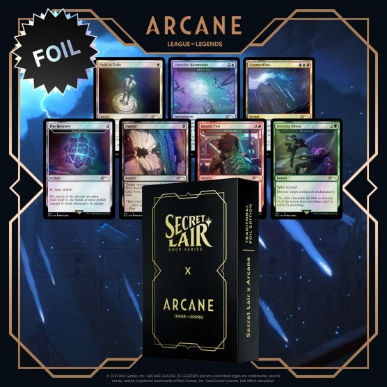 Secret Lair Drop: Secret Lair x Arcane - Traditional Foil Edition [SLD] - MTG Sealed