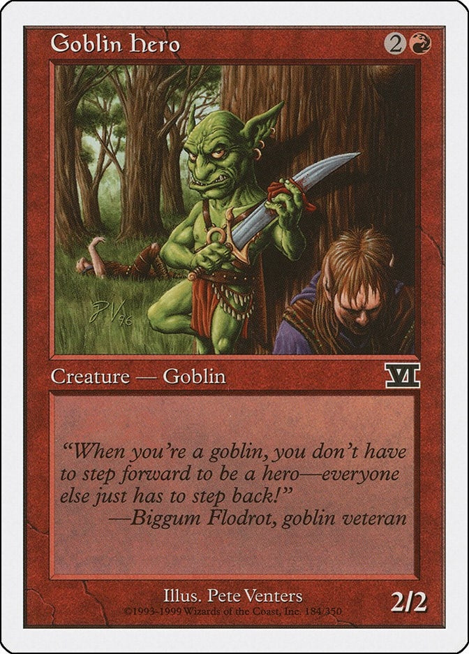 Goblin Hero (184) [6ED] - MTG Single