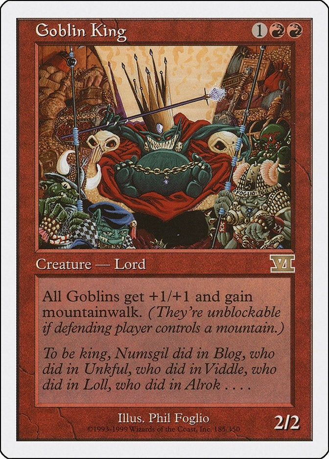 Goblin King (185) [6ED] - MTG Single