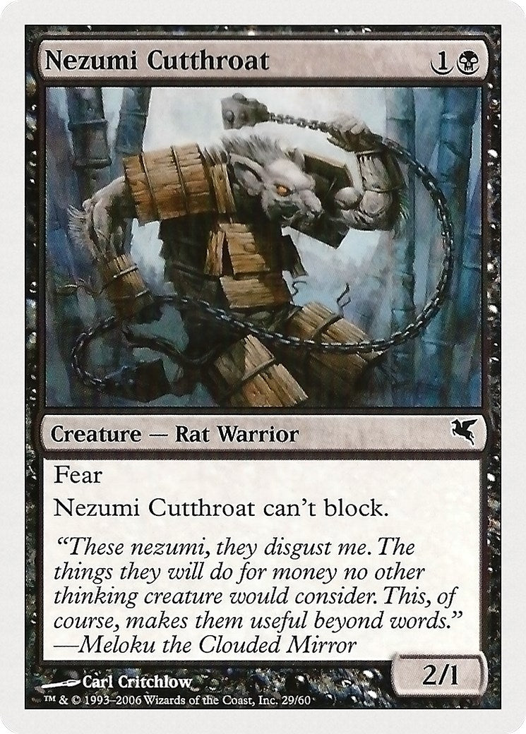 Nezumi Cutthroat (29) (29) [PSAL] - MTG Single