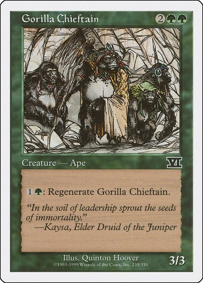 Gorilla Chieftain (235) [6ED] - MTG Single