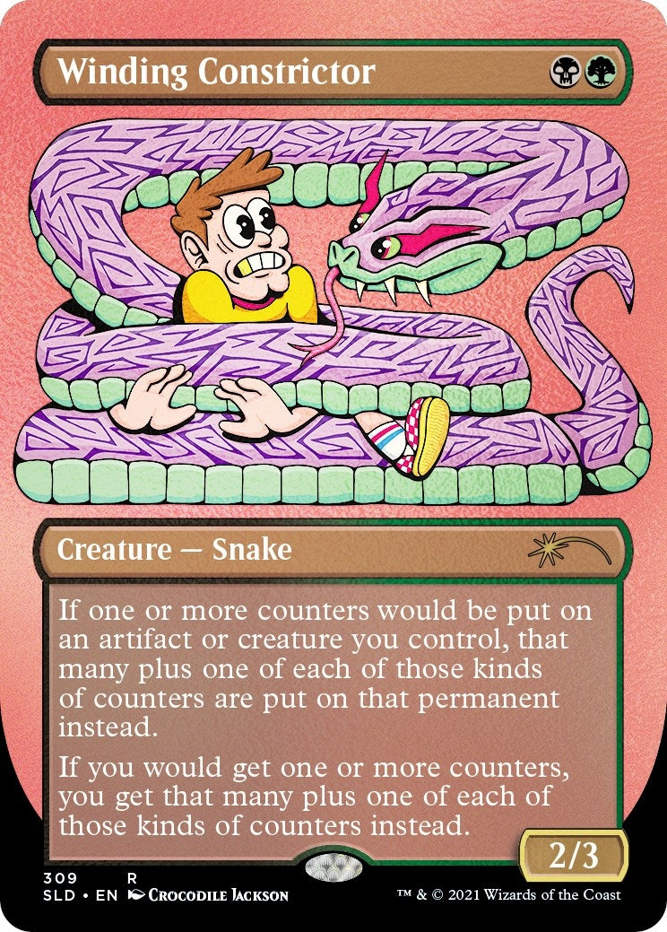 Winding Constrictor (Foil Etched) (309) [SLD] - MTG Single