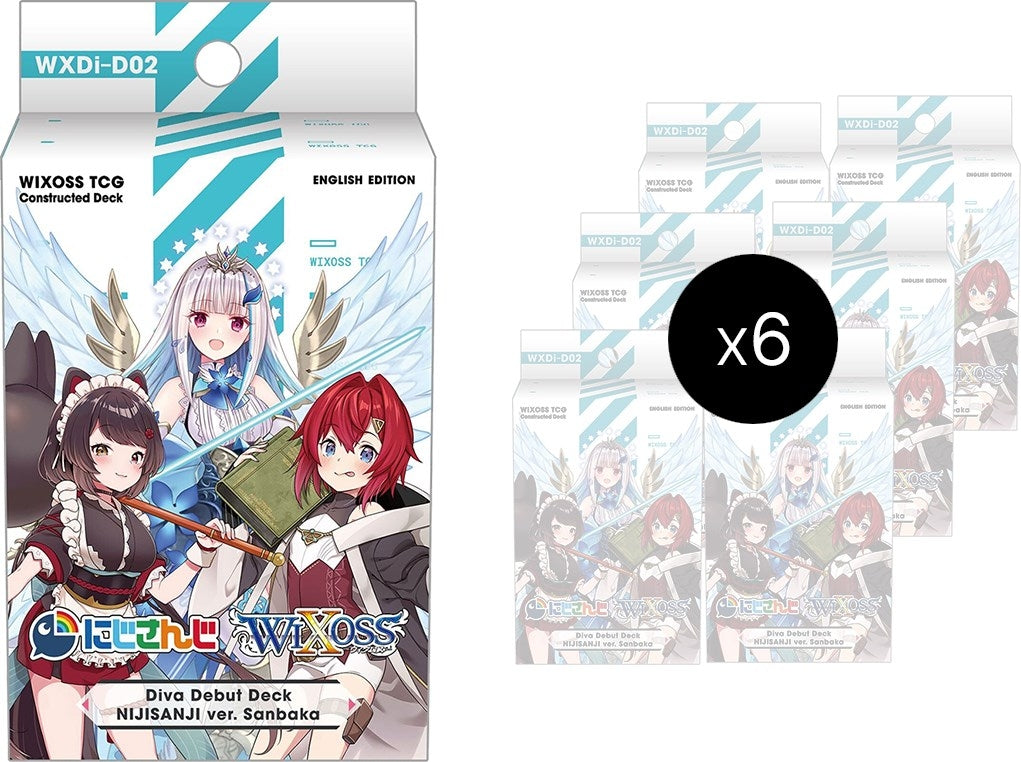 Diva Debut Deck Display: NIJISANJI ver. Sanbaka [WXDi-D02] - WIXOSS Sealed