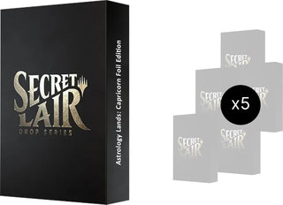 Secret Lair Drop: Astrology Lands (Capricorn) Bundle - Traditional Foil Edition [SLD] - MTG Sealed