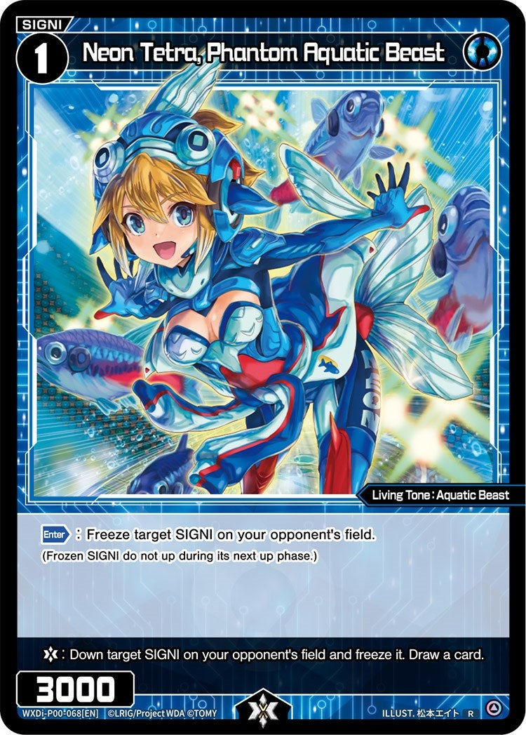 Neon Tetra Phantom Aquatic Beast (68) [WXDi-P00] - WIXOSS Single