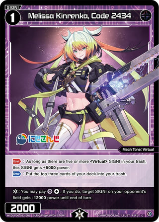 Melissa Kinrenka Code 2434 (83) [WXDi-P00] - WIXOSS Single