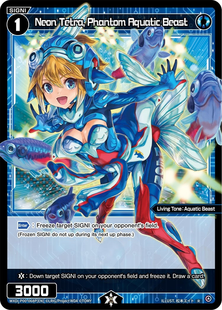 Neon Tetra Phantom Aquatic Beast (Parallel Foil) (68) [WXDi-P00] - WIXOSS Single
