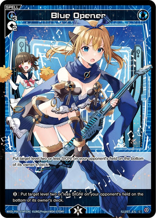 Blue Opener (Parallel Foil) (74) [WXDi-P00] - WIXOSS Single