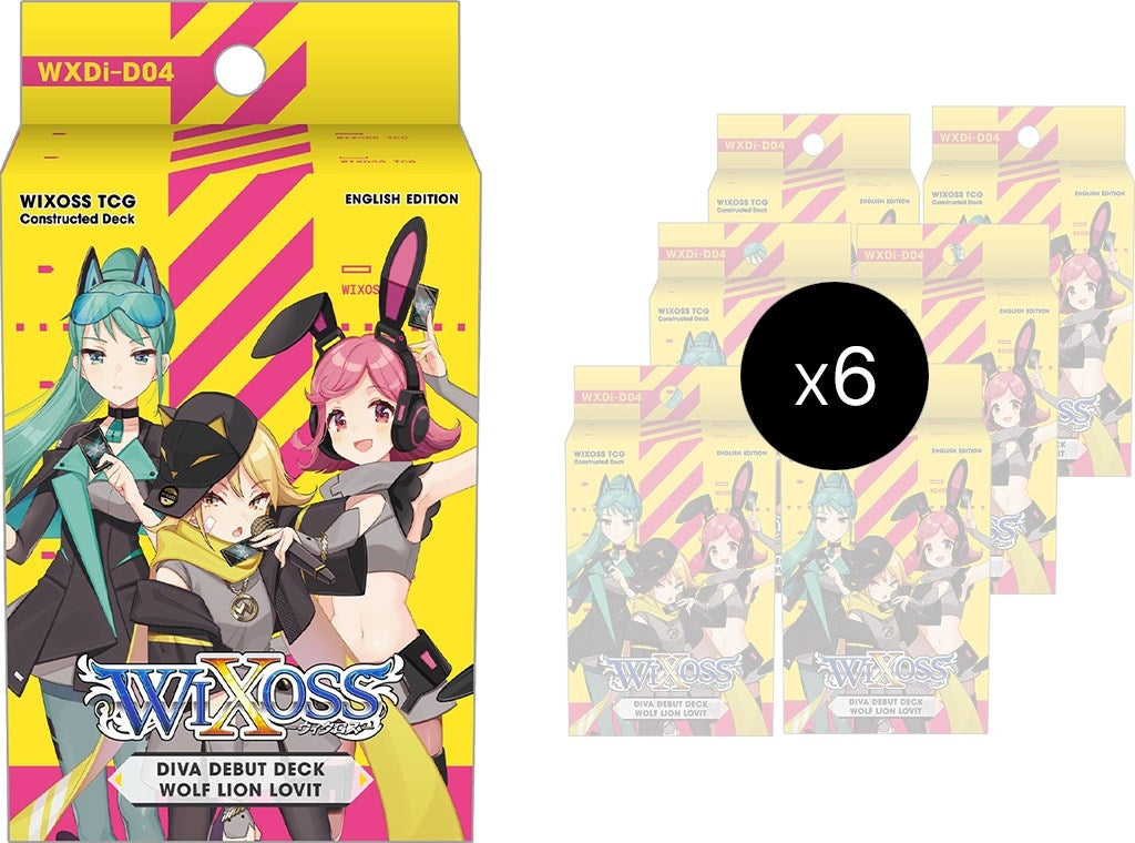 Diva Debut Deck Display: WOLF LION LOVIT [WXDi-D04] - WIXOSS Sealed
