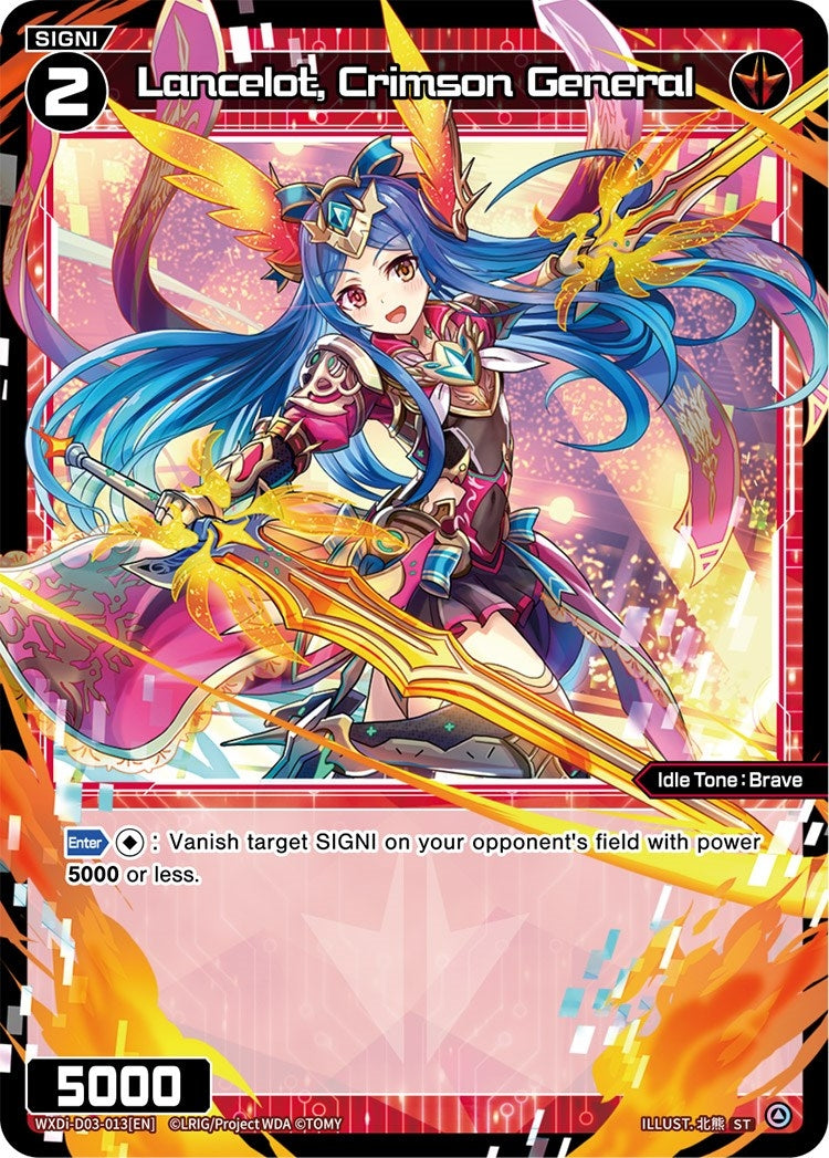 Lancelot Crimson General (3013) [WXDi-D03] - WIXOSS Single
