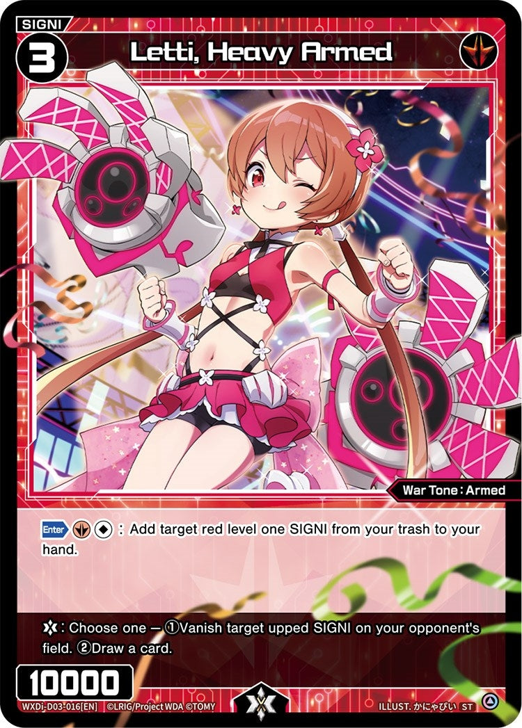 Letti Heavy Armed (3016) [WXDi-D03] - WIXOSS Single