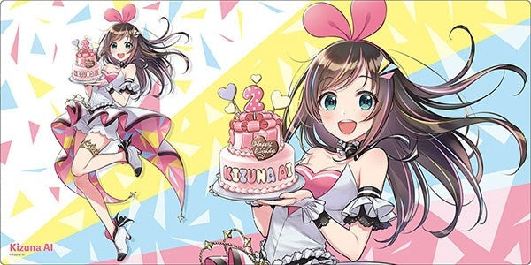 Bushiroad Rubber Mat Collection V2 Vol.203: Kizuna AI - A.I. Party - Birthday with U (2203) - Playmats Sealed