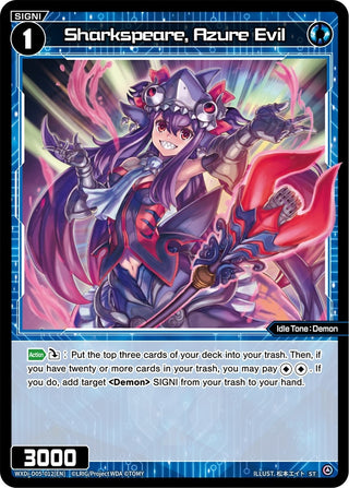 Sharkspeare Azure Evil (5012) [WXDi-D05] - WIXOSS Single
