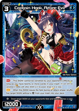 Captain Hook Azure Evil (5015) [WXDi-D05] - WIXOSS Single