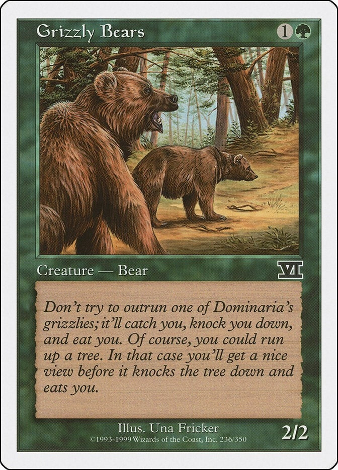 Grizzly Bears (236) [6ED] - MTG Single