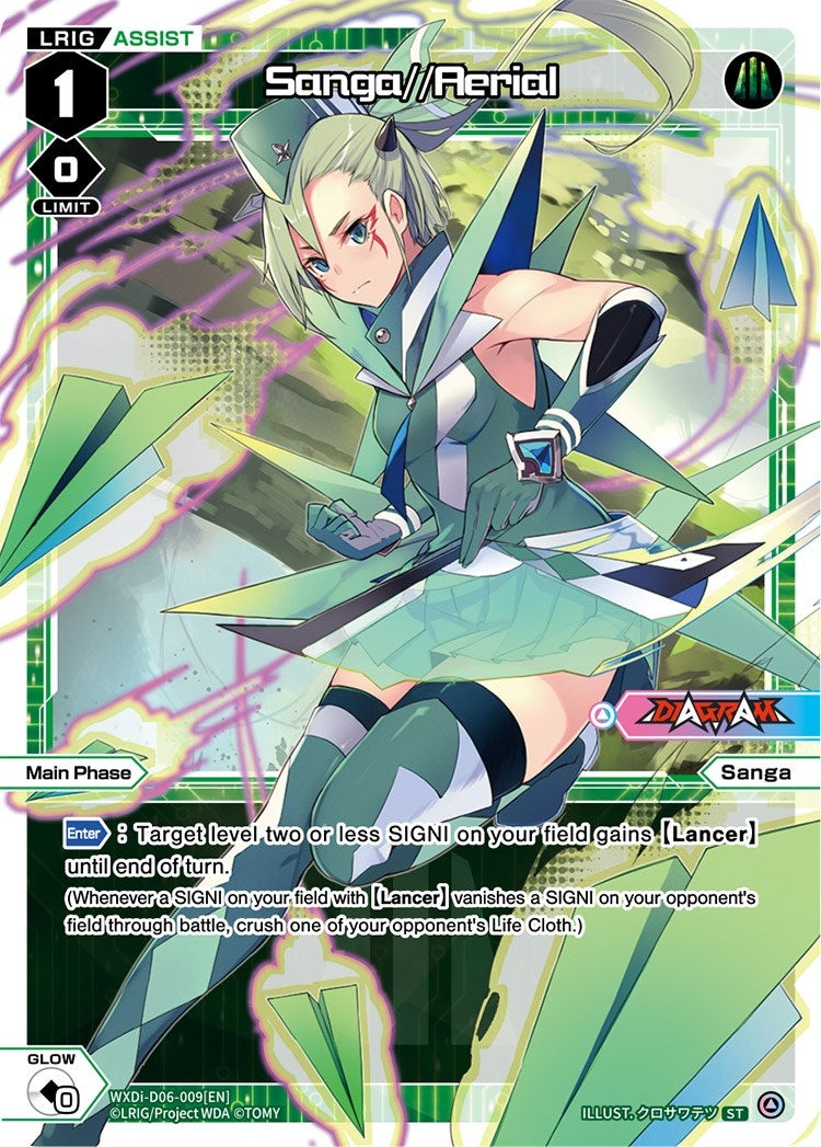 Sanga//Aerial (6009) [WXDi-D06] - WIXOSS Single