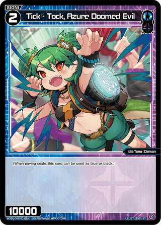 Tick - Tock Azure Doomed Evil (6019) [WXDi-D06] - WIXOSS Single
