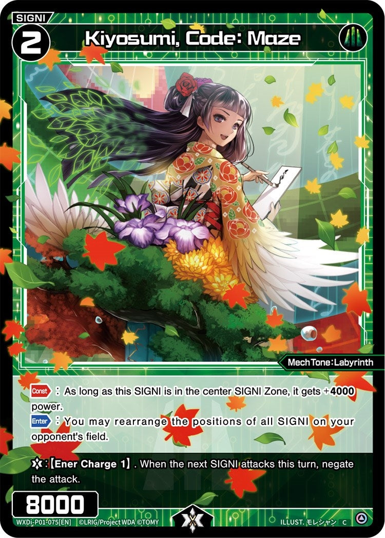 Kiyosumi Code: Maze (1075) [WXDi-P01] - WIXOSS Single