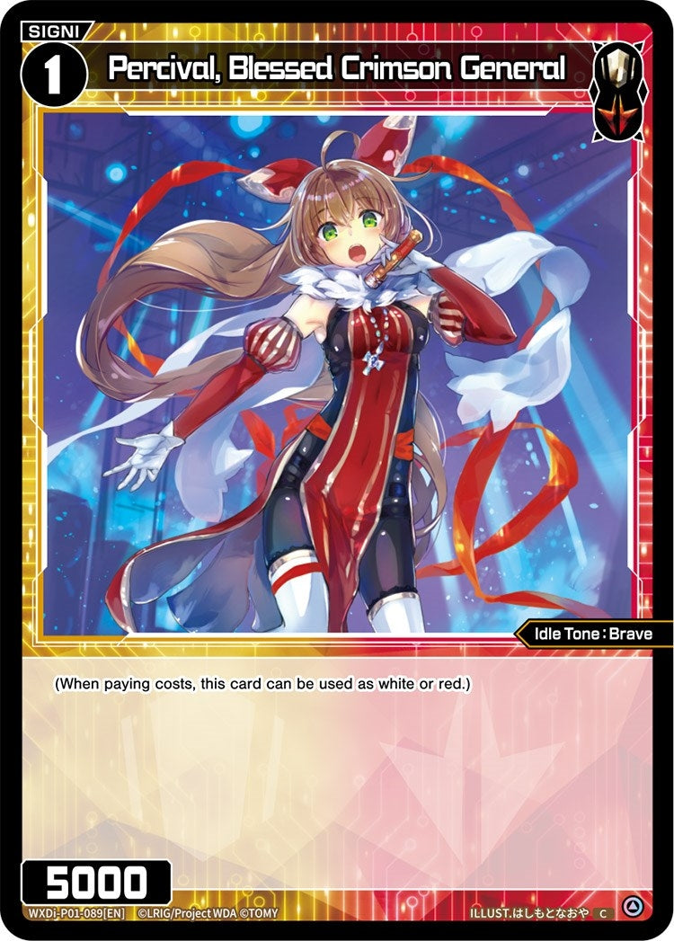 Percival Blessed Crimson General (1089) [WXDi-P01] - WIXOSS Single