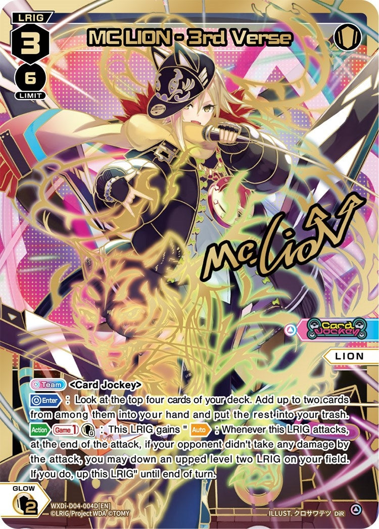 MC LION - 3rd Verse (DiR) (4004) [WXDi-P01] - WIXOSS Single