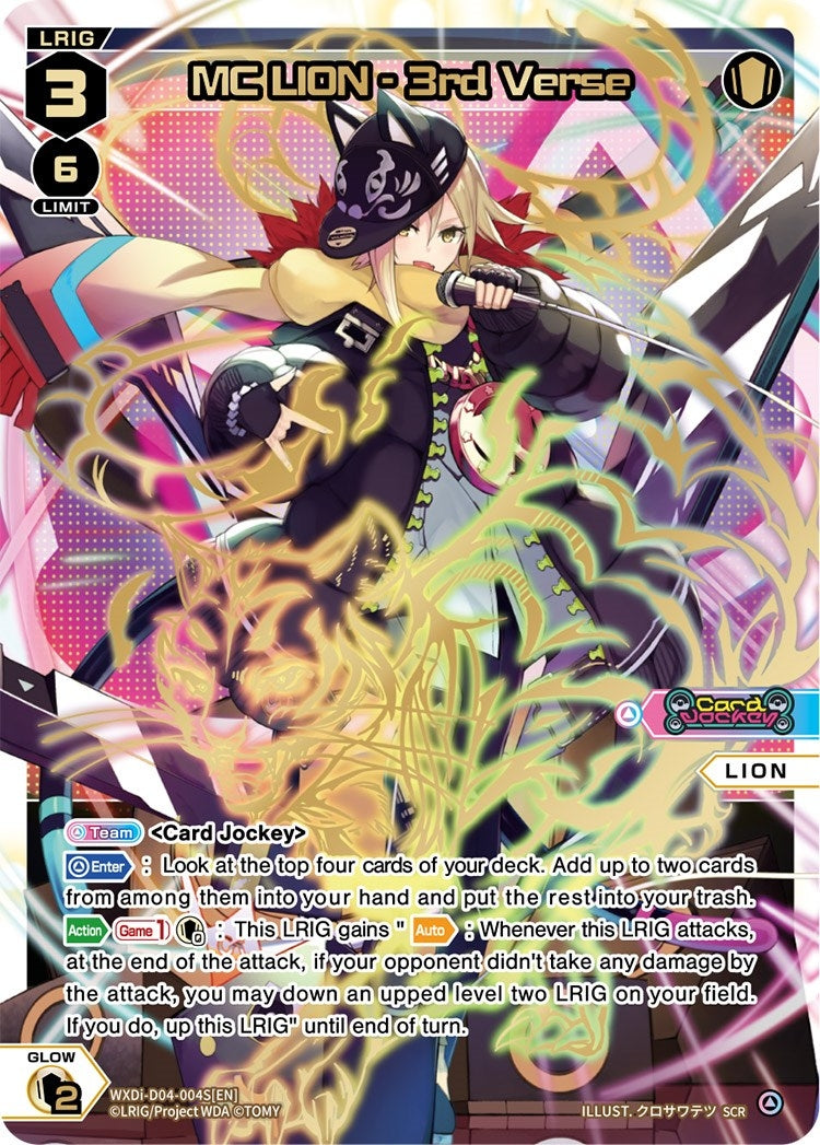 MC LION - 3rd Verse (SCR) (4004) [WXDi-P01] - WIXOSS Single