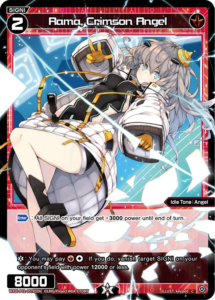 Rama Crimson Angel (Parallel Foil) (1057) [WXDi-P01] - WIXOSS Single