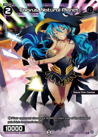 Corvus Natural Planet (Parallel Foil) (1086) [WXDi-P01] - WIXOSS Single
