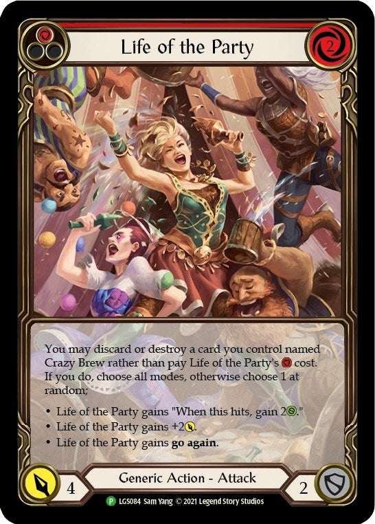 Life of the Party (Red) (84) [PR] - Flesh and Blood TCG Single