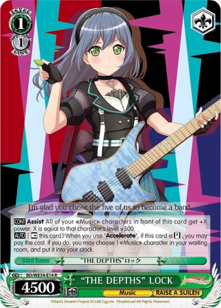’THE DEPTHS’ LOCK (3414) [BD/WE34] - Weiss Schwarz Single