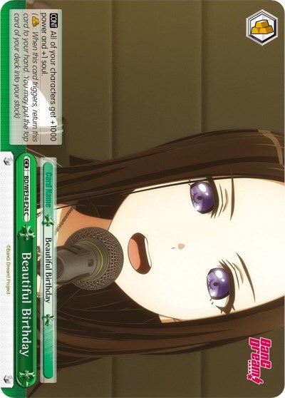 Beautiful Birthday (3424) [BD/WE34] - Weiss Schwarz Single