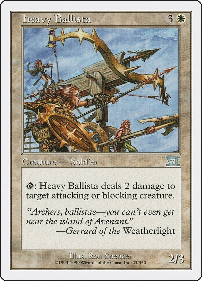 Heavy Ballista (23) [6ED] - MTG Single