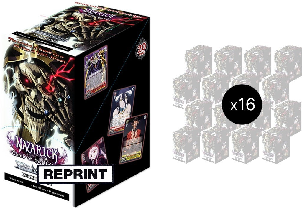 Nazarick: Tomb of the Undead Booster Box Case [Second Edition] [OVL/S62] - Weiss Schwarz Sealed