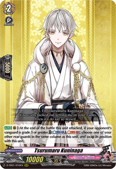 Tsurumaru Kuninaga (1010) [D-TB01] - Cardfight Vanguard Single