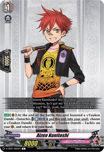 Aizen Kunitoshi (1060) [D-TB01] - Cardfight Vanguard Single