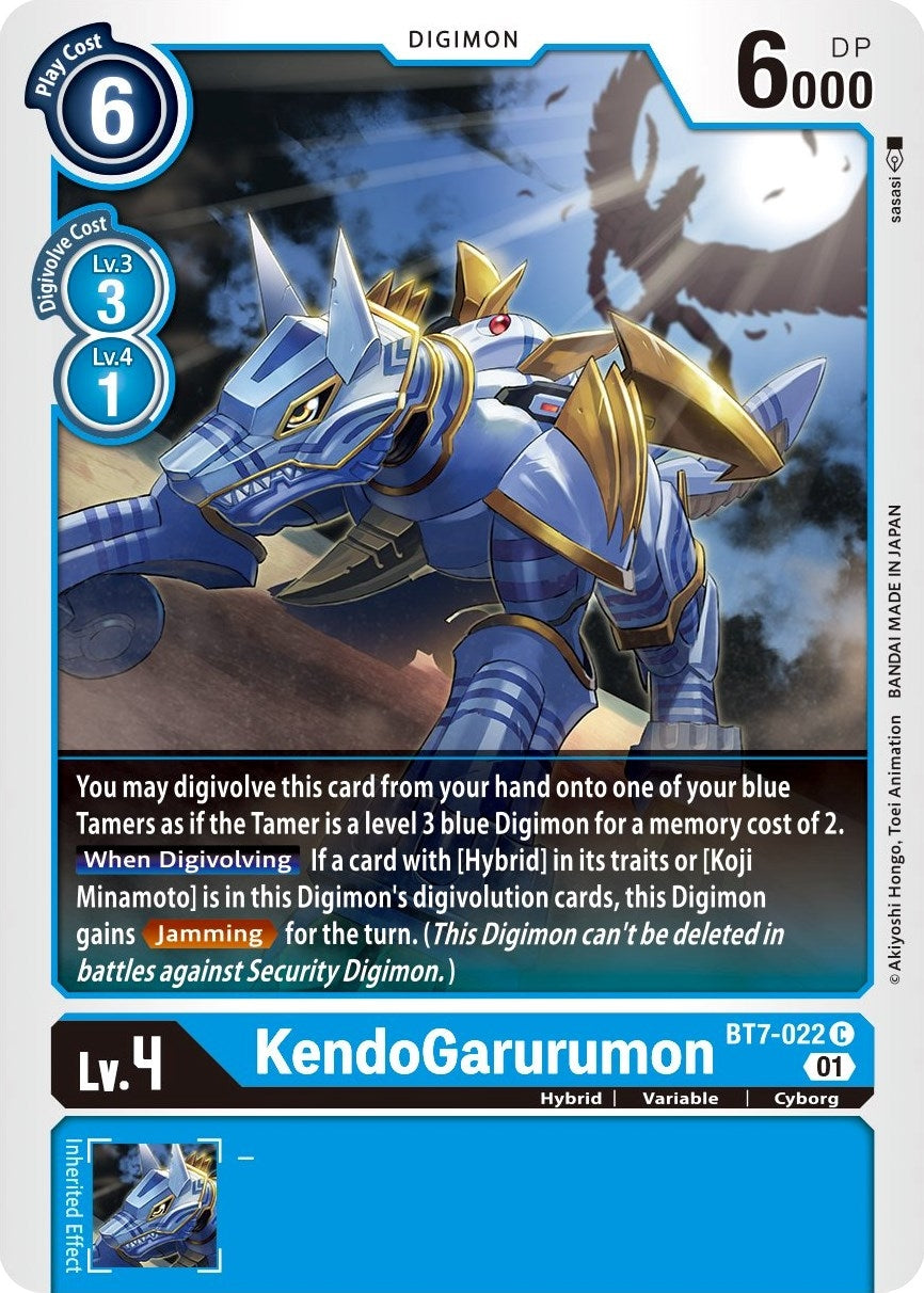 KendoGarurumon (7022) [BT07] - Digimon Card Game Single