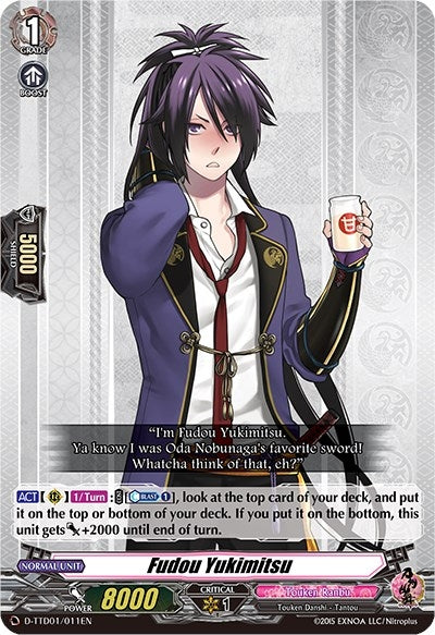 Fudou Yukimitsu (1011) [D-TTD01] - Cardfight Vanguard Single